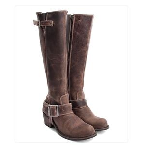 John Fluevog Adriana Luna tall boot with harness